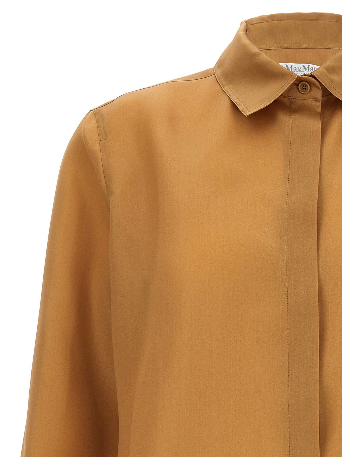 Max Mara Nola Beige Silk Blouse