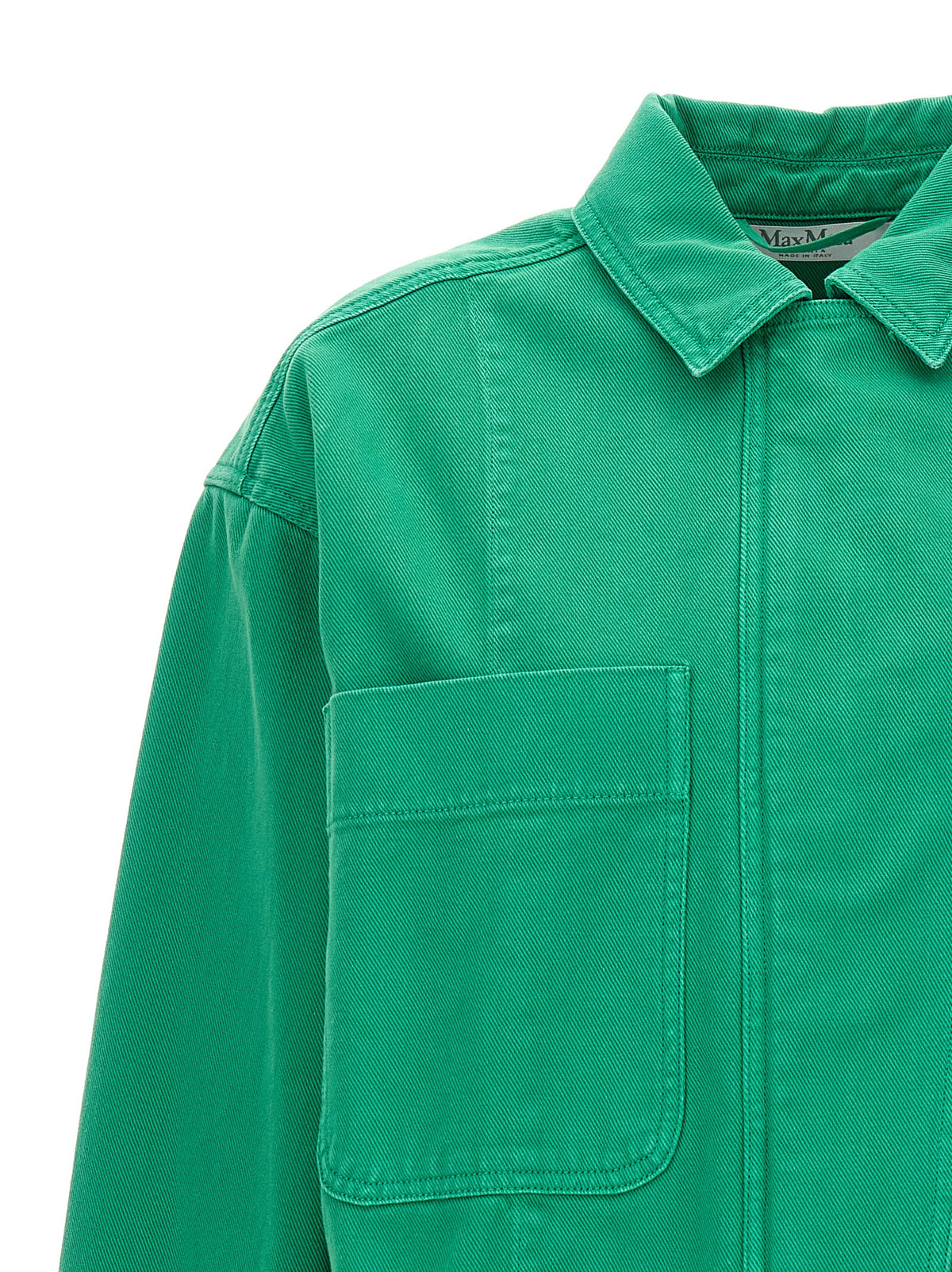Max Mara Arturo Bicolor Cotton Full-Length Jacket