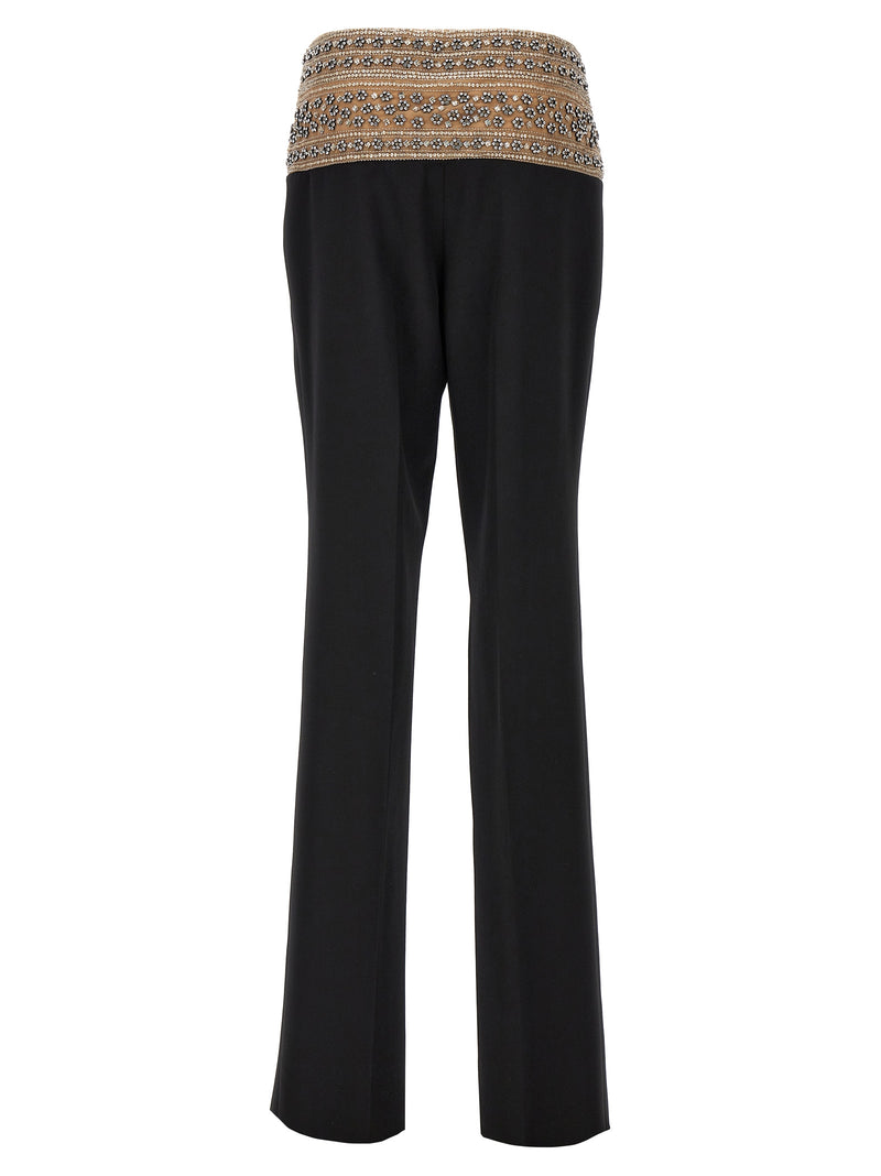 Stella McCartney Black Wool Dress Pants - Smoking Trousers