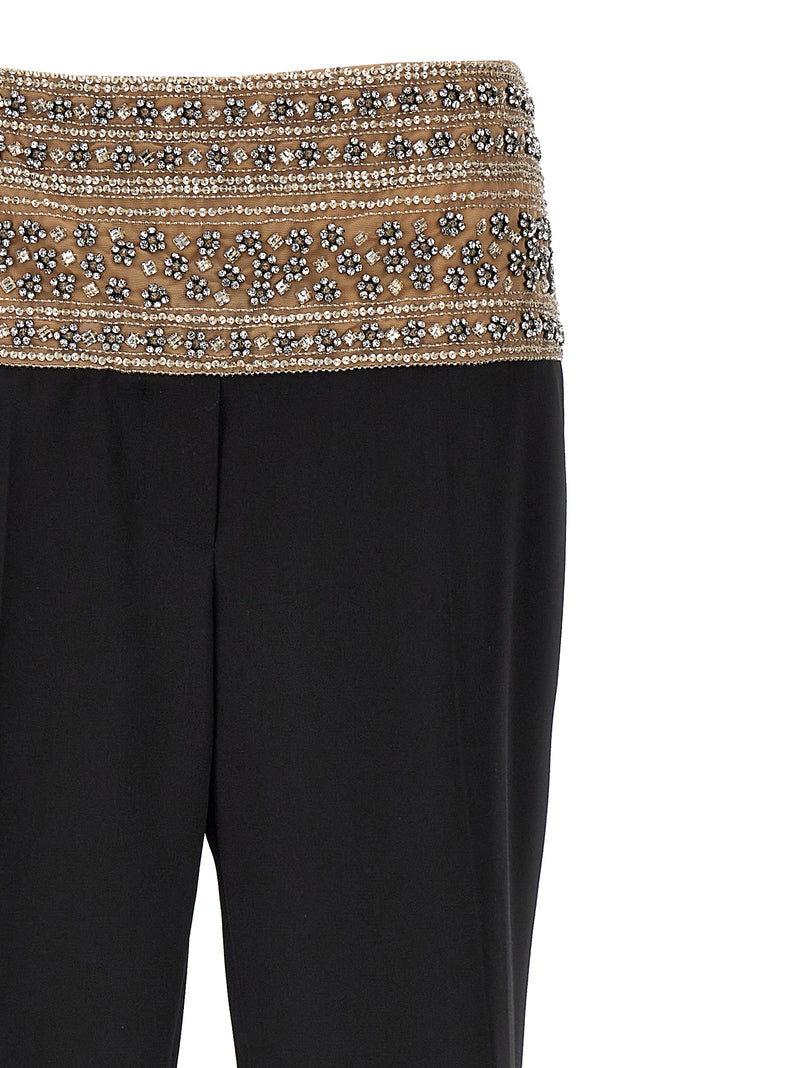 Stella McCartney Black Wool Dress Pants - Smoking Trousers