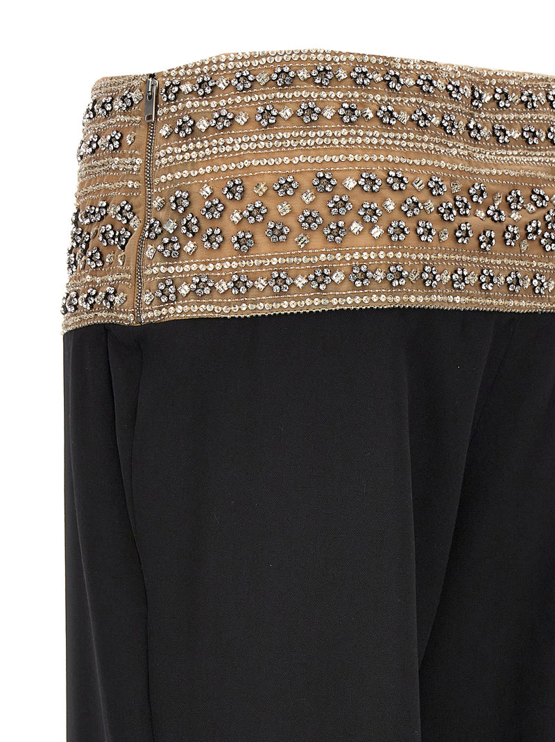 Stella McCartney Black Wool Dress Pants - Smoking Trousers