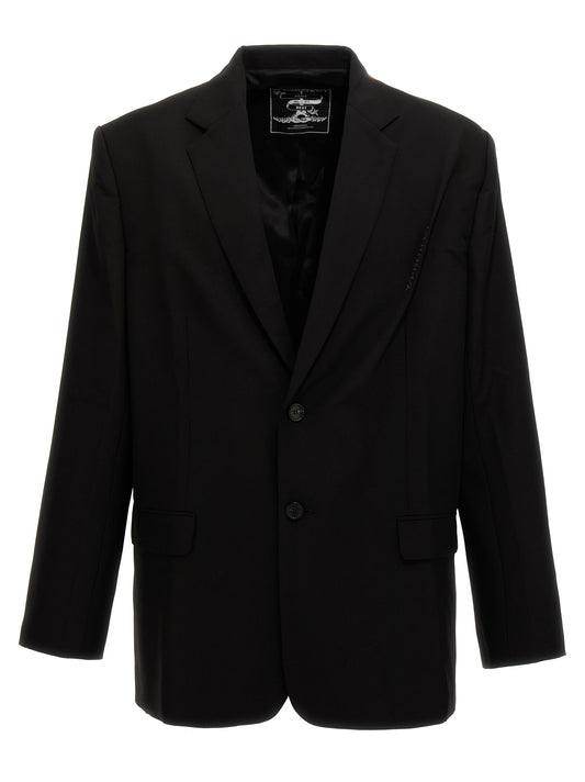 Y/PROJECT Black Virgin Wool Blazer