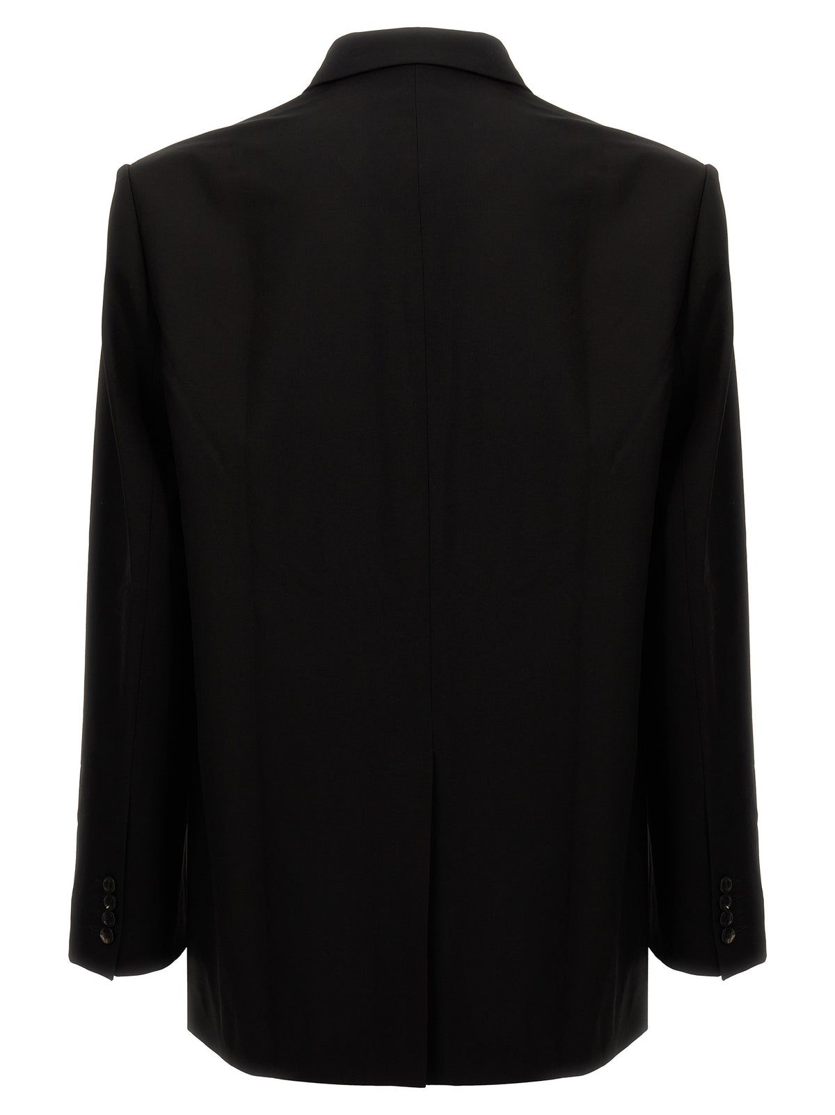 Y/PROJECT Black Virgin Wool Blazer - Pinched Logo Design