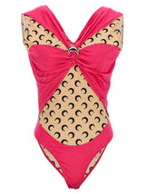 Marine Serre Fuchsia Viscose Bodysuit - Statement Fashion
