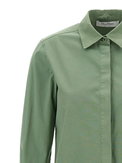 Max Mara Bicolor Cotton Blouse