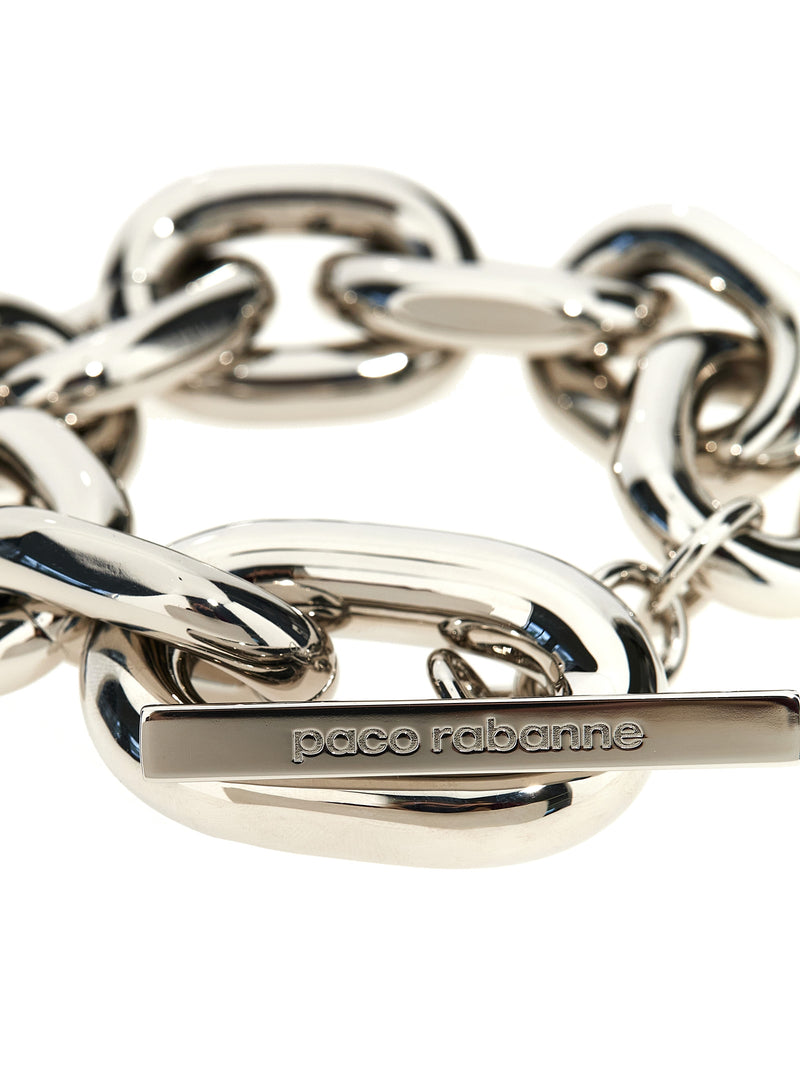 Paco Rabanne XL Link Silver Metal Bracelet