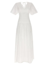 LE TWINS Rosellina White Cotton Long Dress
