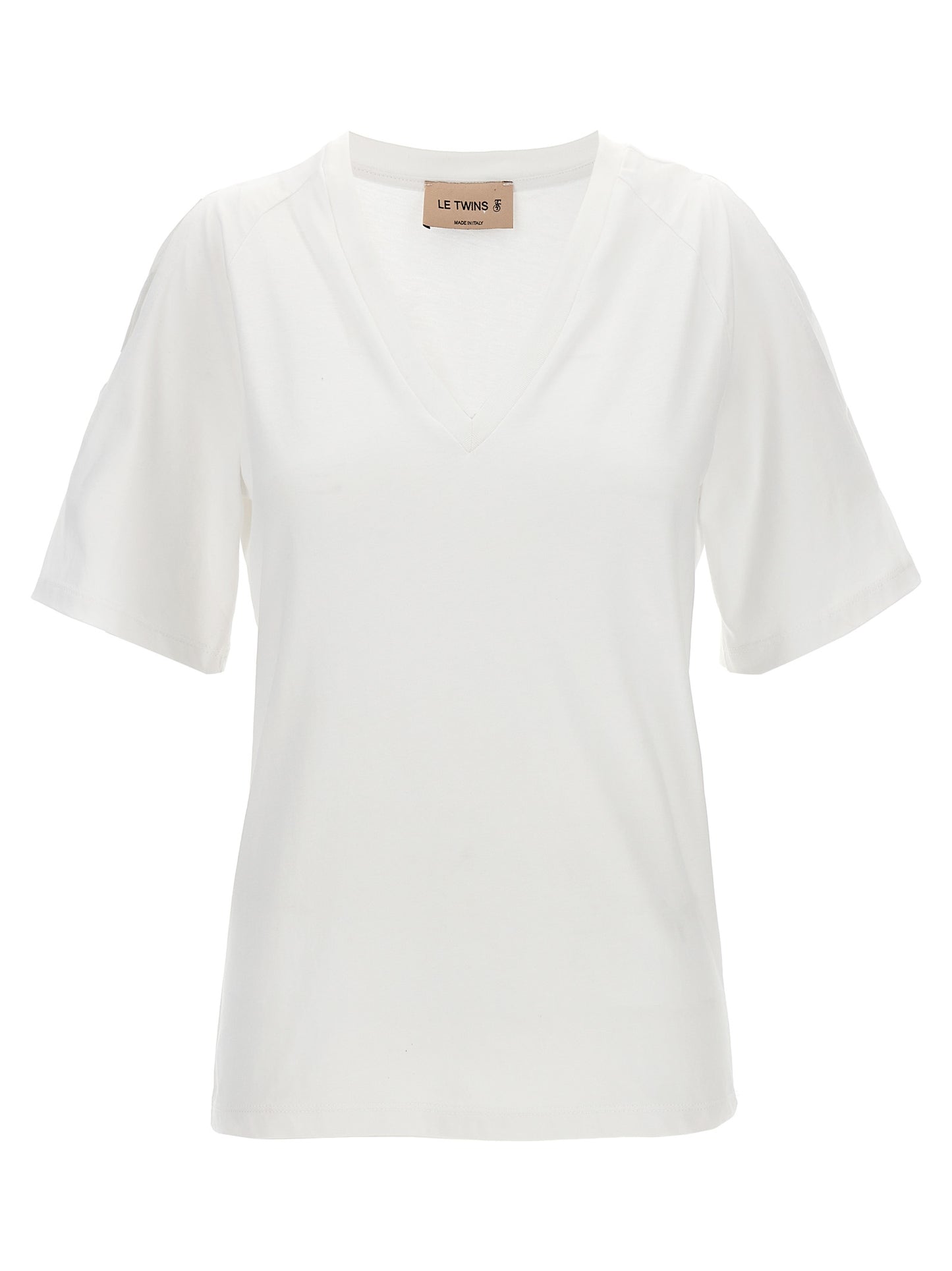 LE TWINS White Cotton T-Shirt