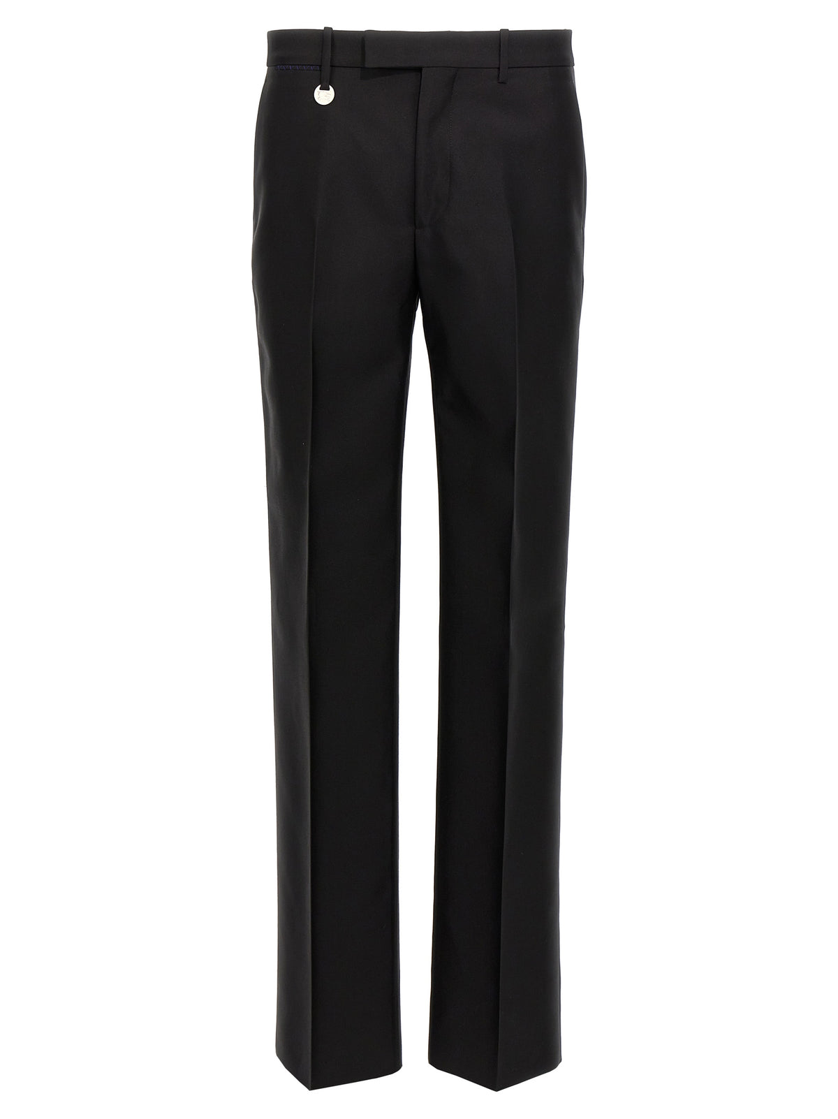 Burberry Black Virgin Wool Dress Pants for Men
