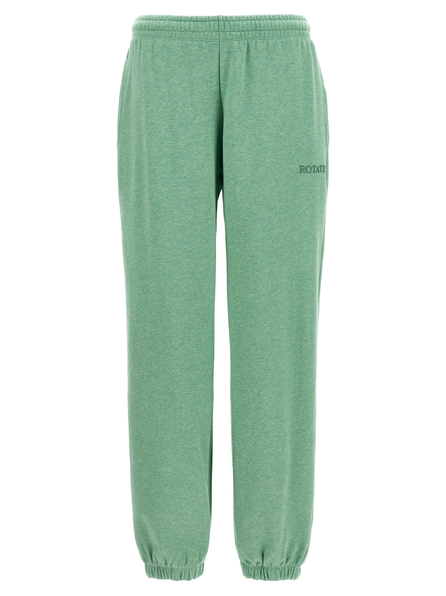 ROTATE BIRGER CHRISTENSEN Bicolor Cotton Joggers (Workout Pants)