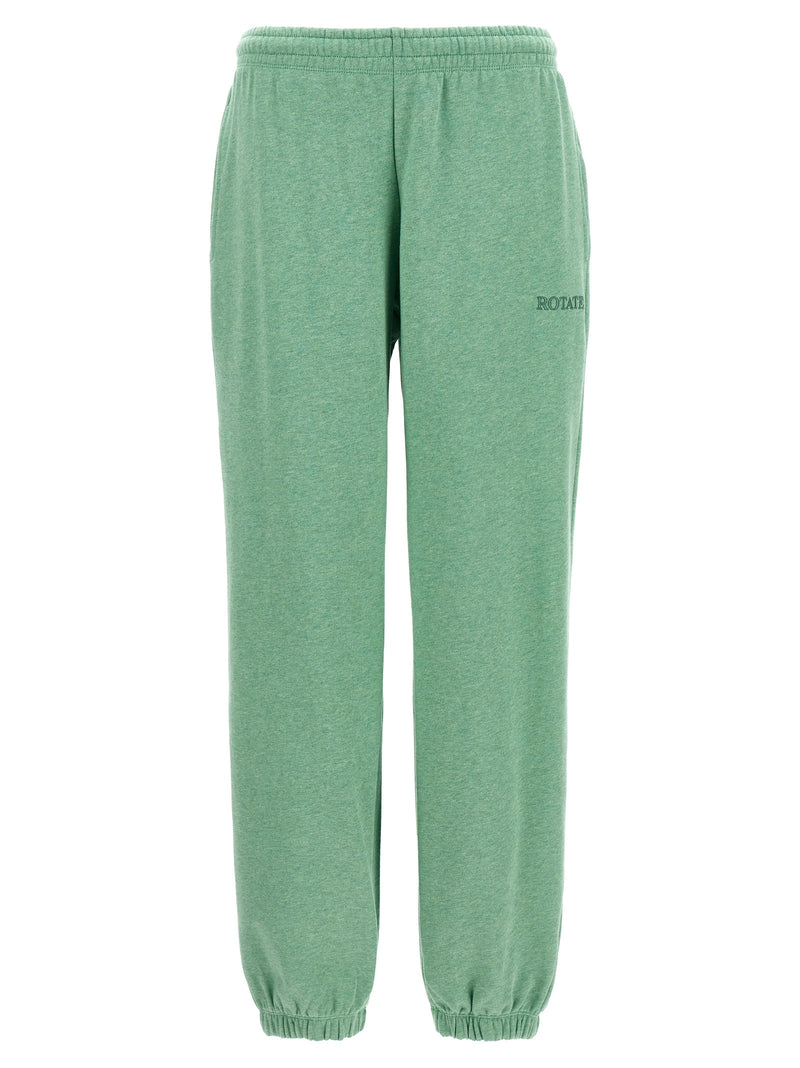 ROTATE BIRGER CHRISTENSEN Bicolor Cotton Joggers for Women