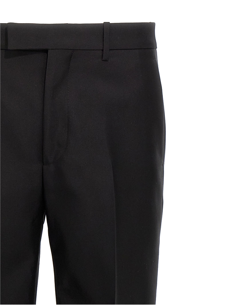 Burberry Black Virgin Wool Dress Pants