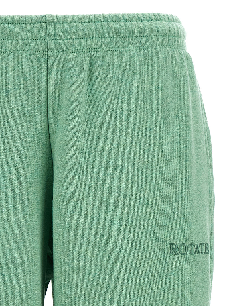 ROTATE BIRGER CHRISTENSEN Bicolor Cotton Joggers for Women