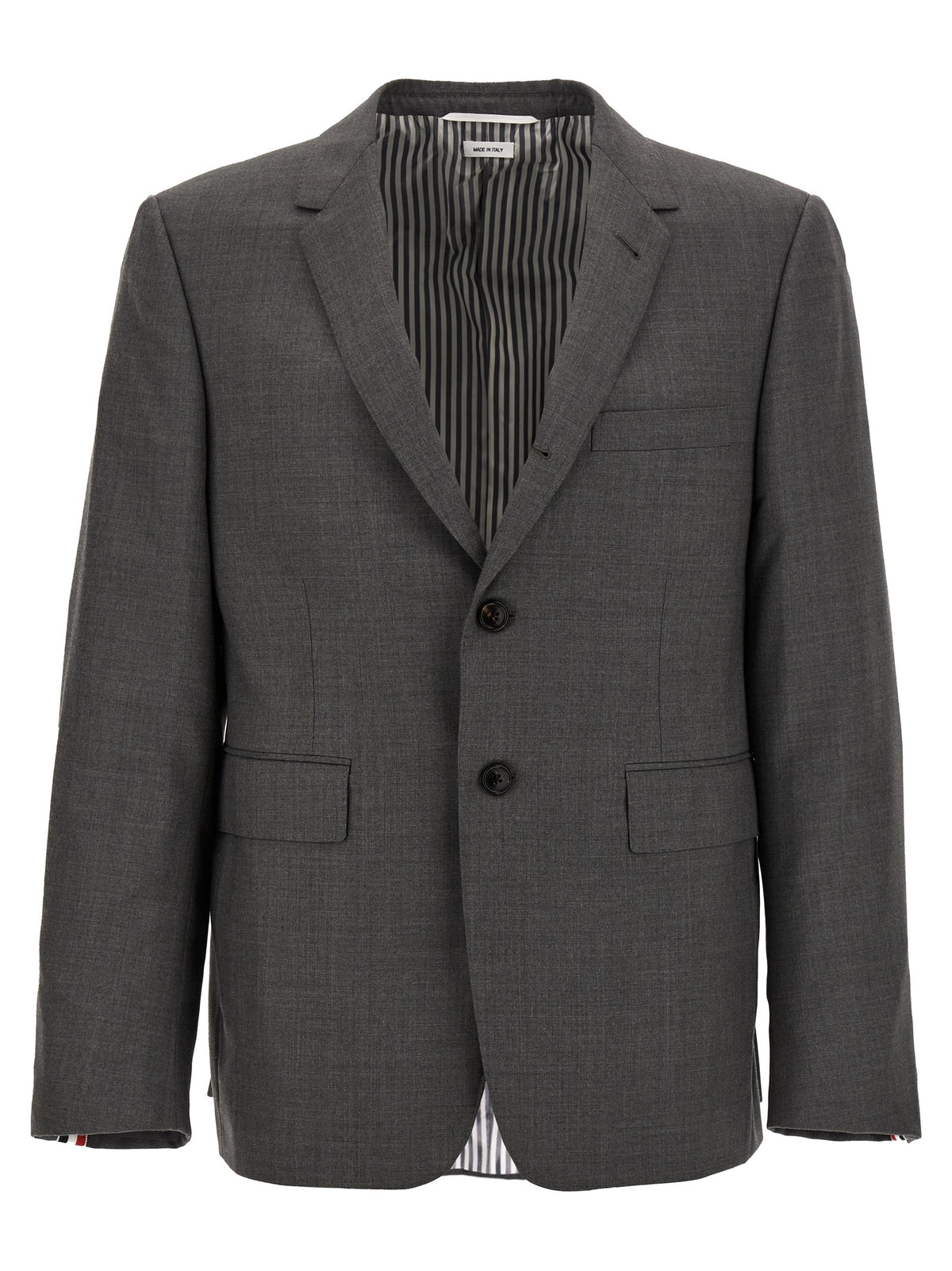 Thom Browne Classic Sport Coat Gray Wool Blazer