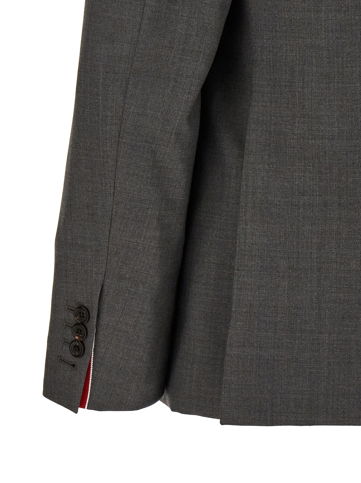 Thom Browne Classic Sport Coat Gray Wool Blazer