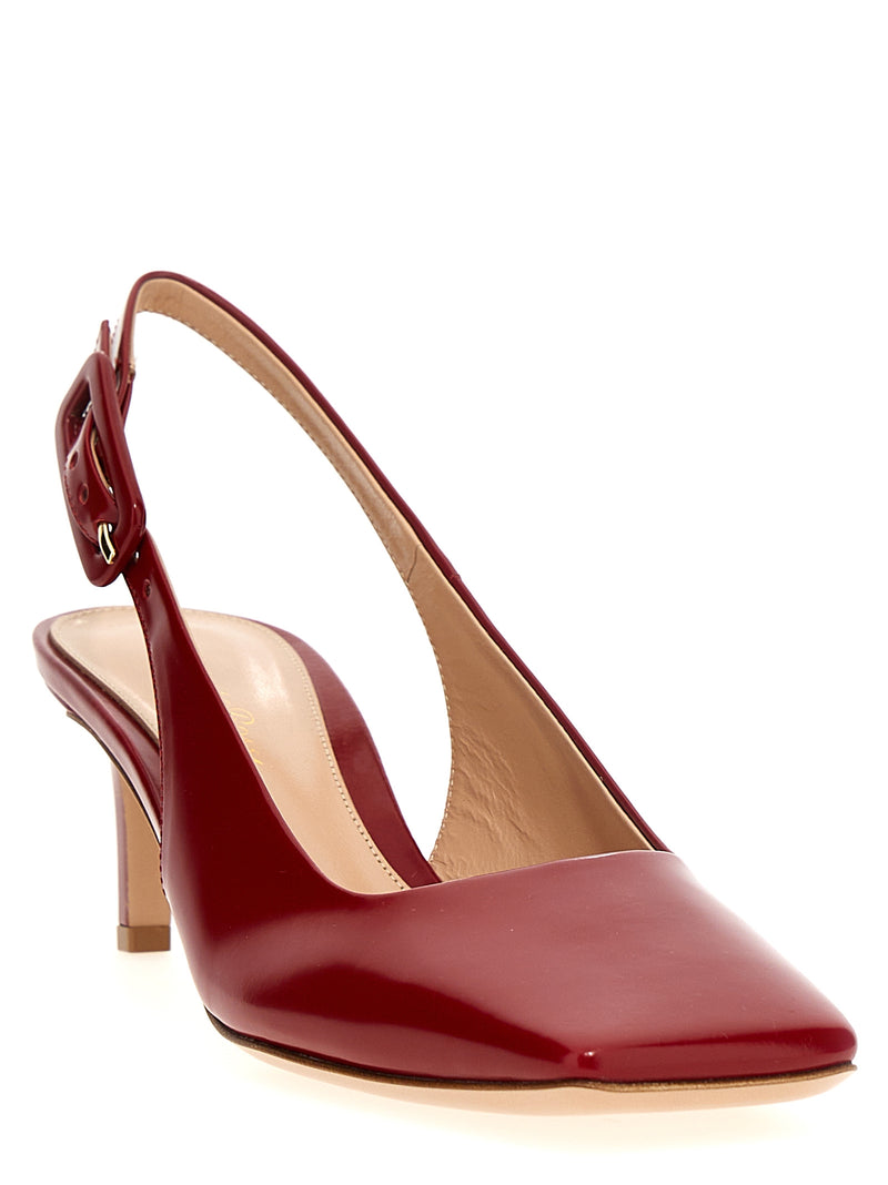 Gianvito Rossi Multicolor Goatskin Mid Heel Pumps for Women