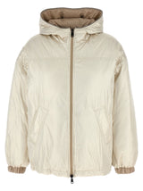 Brunello Cucinelli Beige Polyester Full-Length Jacket