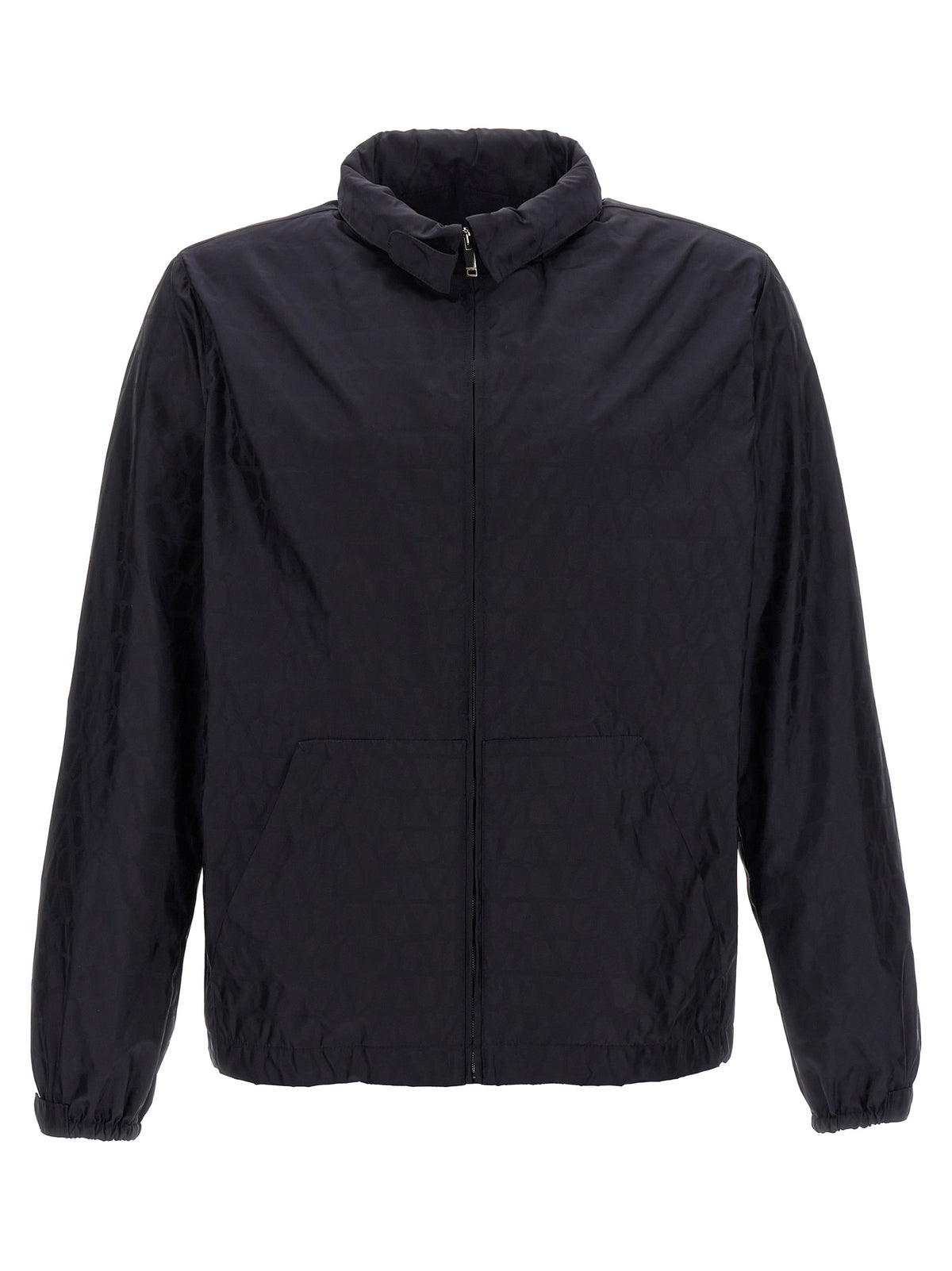 Valentino Garavani Toile Iconographe Blue Polyamide Shell Jacket