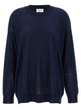 P.A.R.O.S.H. Blue Wool Cardigan - Luxurious Comfort