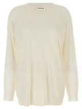 P.A.R.O.S.H. White Wool Cardigan for Women