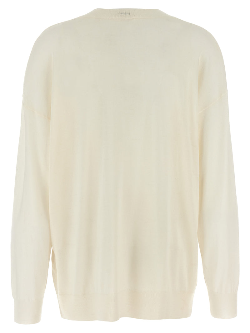 P.A.R.O.S.H. White Wool Cardigan for Women