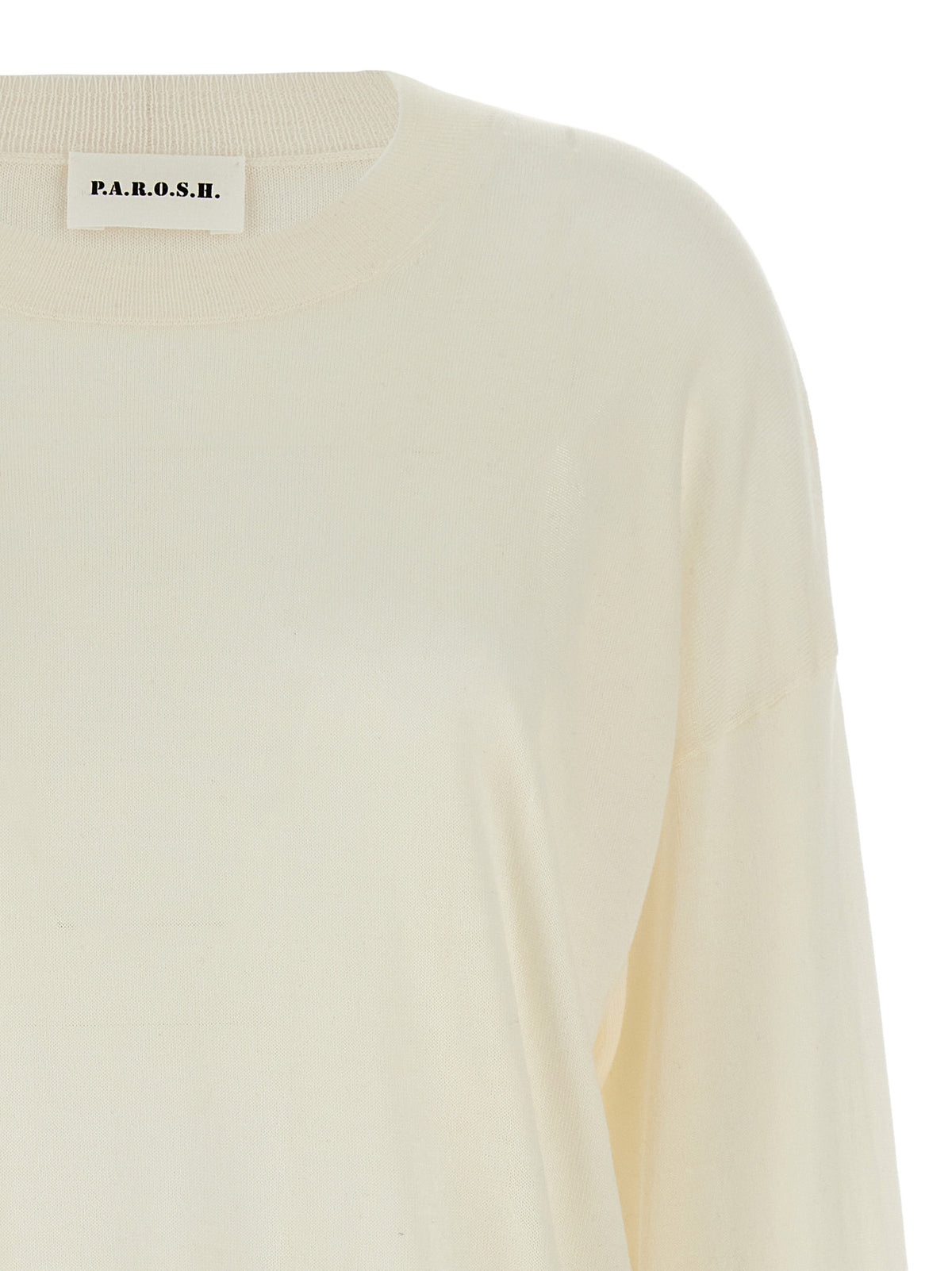 P.A.R.O.S.H. White Wool Cardigan for Women