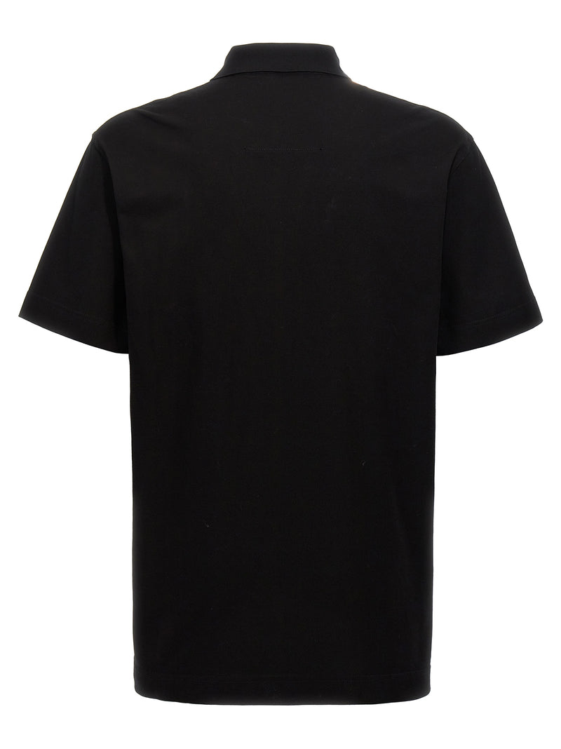 Givenchy Black Piqué Cotton Polo Shirt for Men