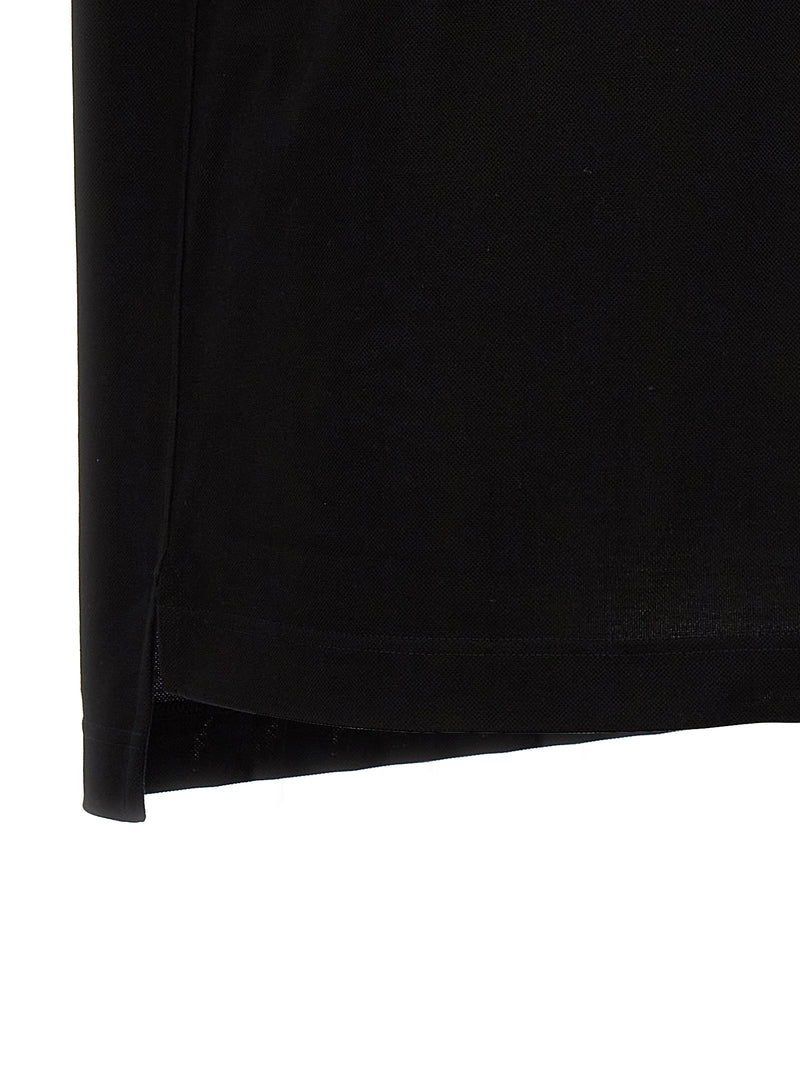 Givenchy Black Piqué Cotton Polo Shirt for Men