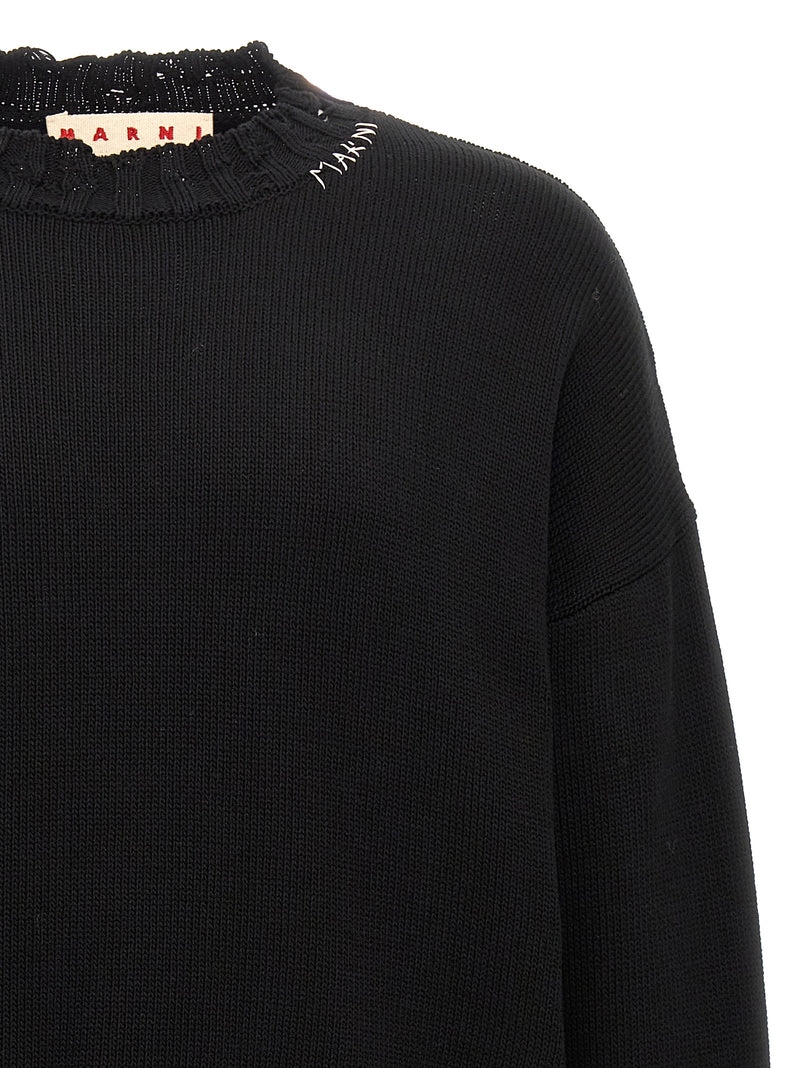 Marni Black Cotton Cardigan for Men