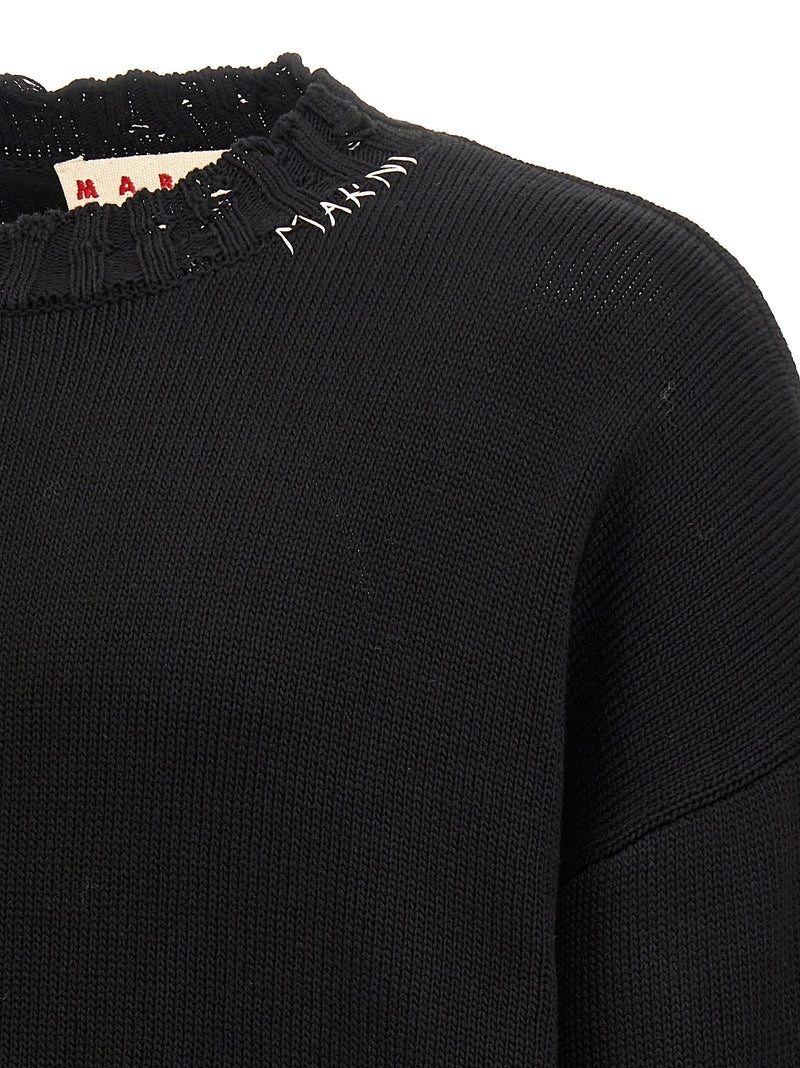 Marni Black Cotton Cardigan for Men