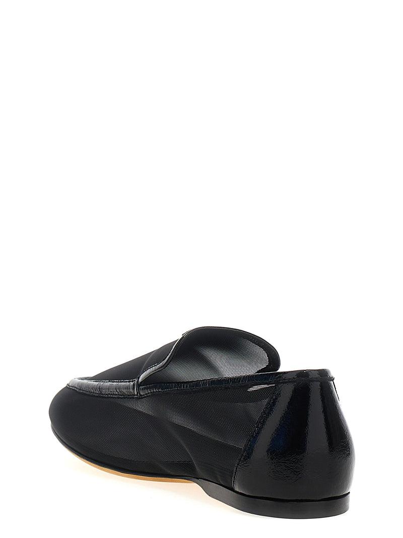 Khaite Alessia Black Polyamide Slip-On Loafers for Women