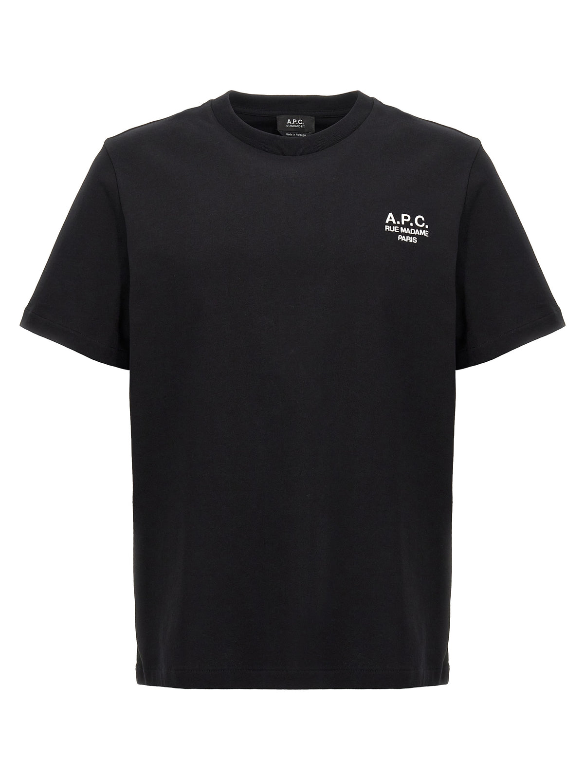 A.P.C. Standard Rue Madame Black Cotton T-Shirt