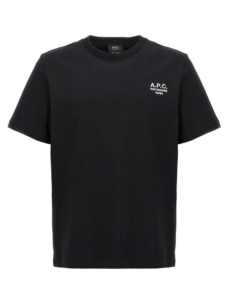 A.P.C. Standard Rue Madame Black Cotton T-Shirt
