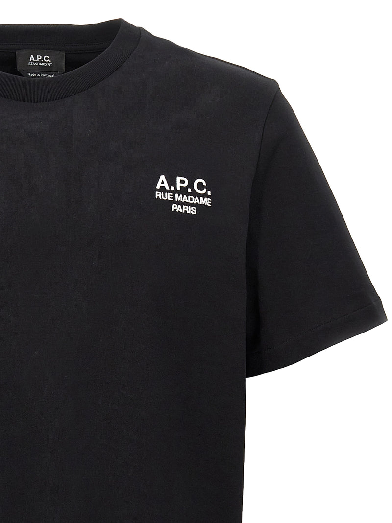 A.P.C. Standard Rue Madame Black Cotton T-Shirt