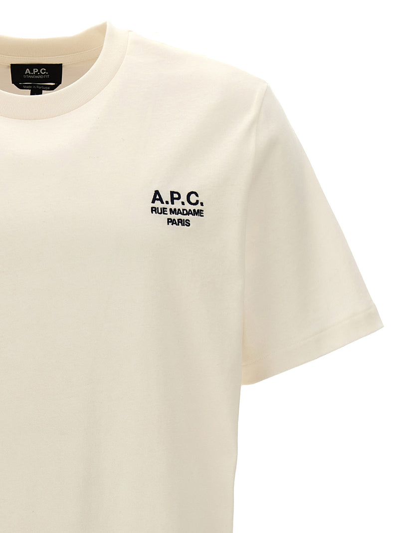 A.P.C. Standard Rue Madame White Cotton T-Shirt