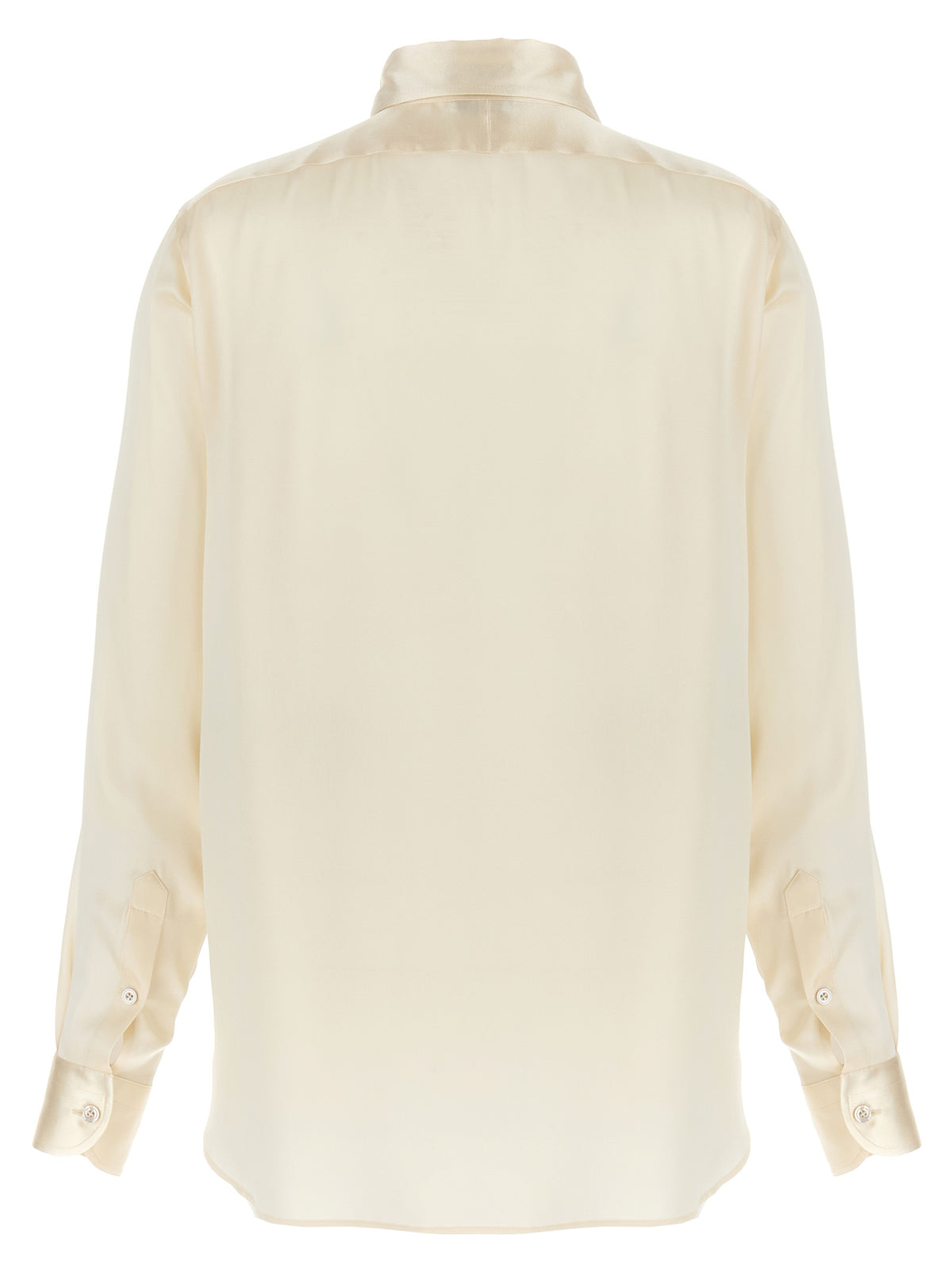 Tom Ford White Silk Blouse - Elegant Women's Shirt