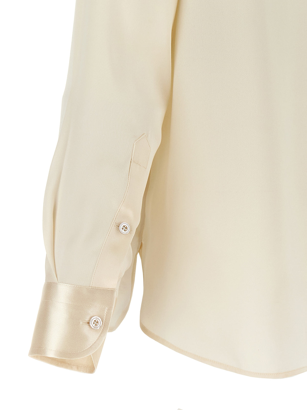 Tom Ford White Silk Blouse - Elegant Women's Shirt