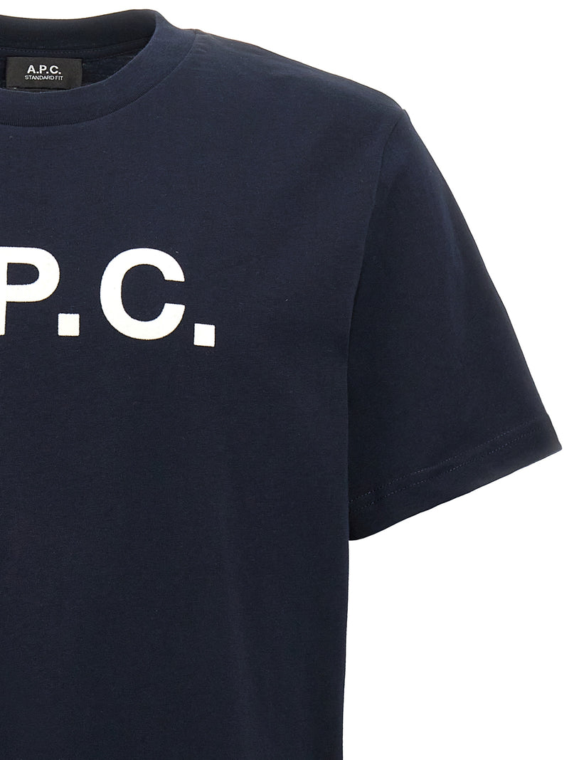 A.P.C. Blue Cotton T-Shirt - Modern Style & Comfort