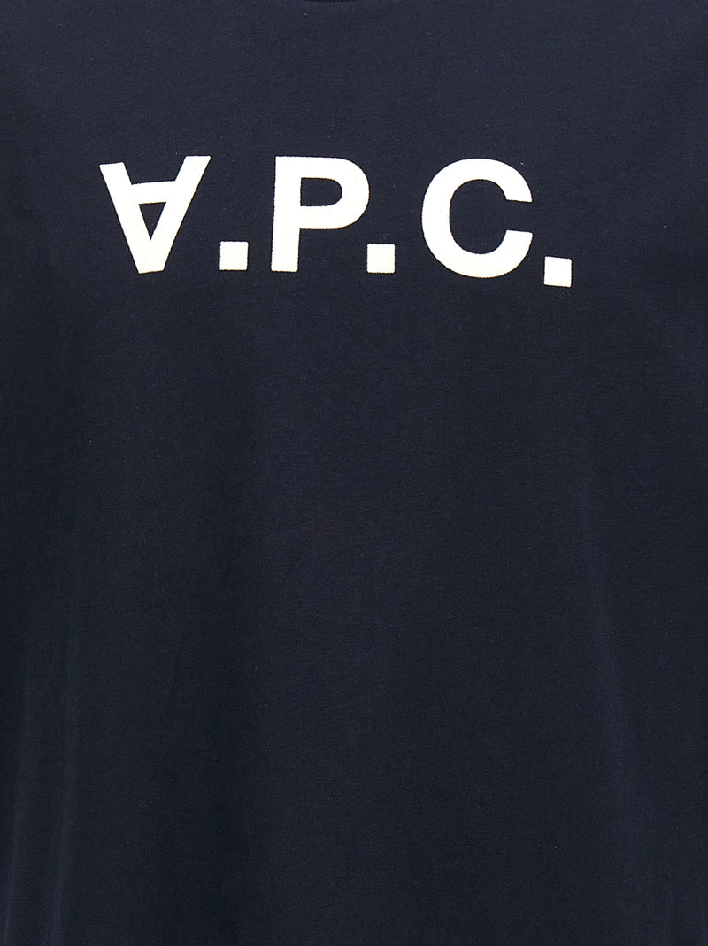 A.P.C. Blue Cotton T-Shirt - Modern Style & Comfort