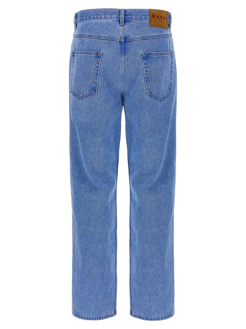 Marni Blue Cotton Denim Jeans - Bold Style & Luxury