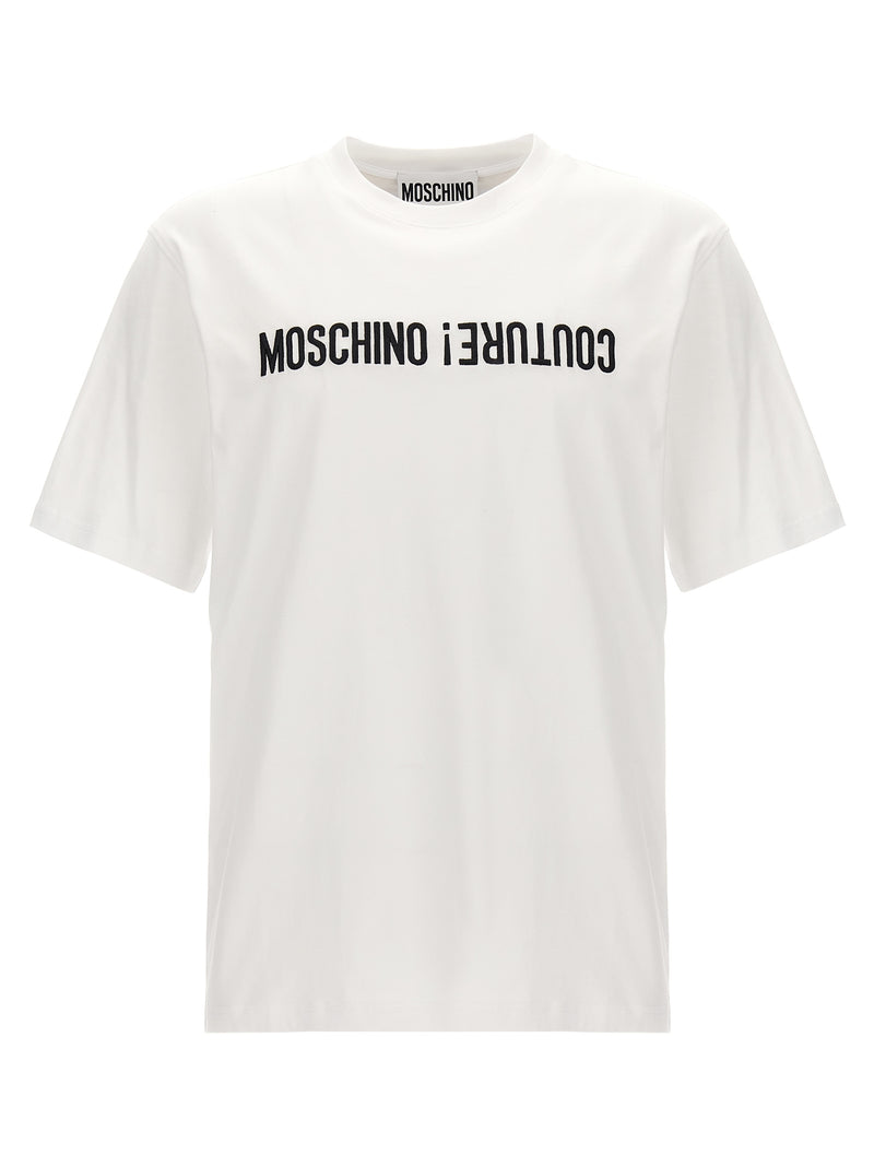 Moschino Bicolor Cotton T-Shirt - White/Black