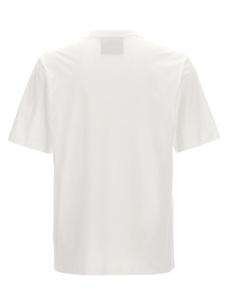 Moschino Bicolor Cotton T-Shirt - White/Black