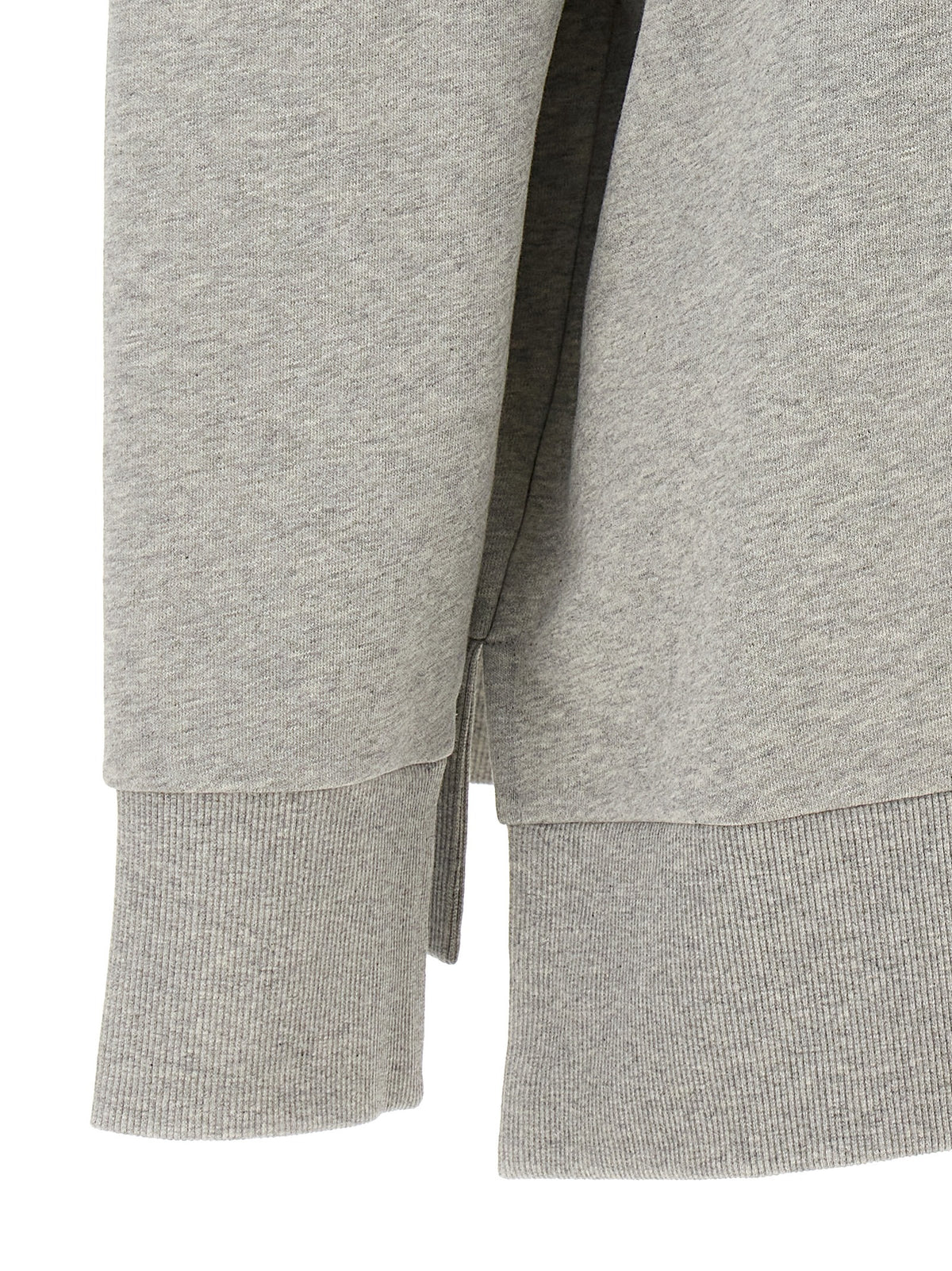 Stella McCartney Gray Cotton Sweatshirt with Chain Detail