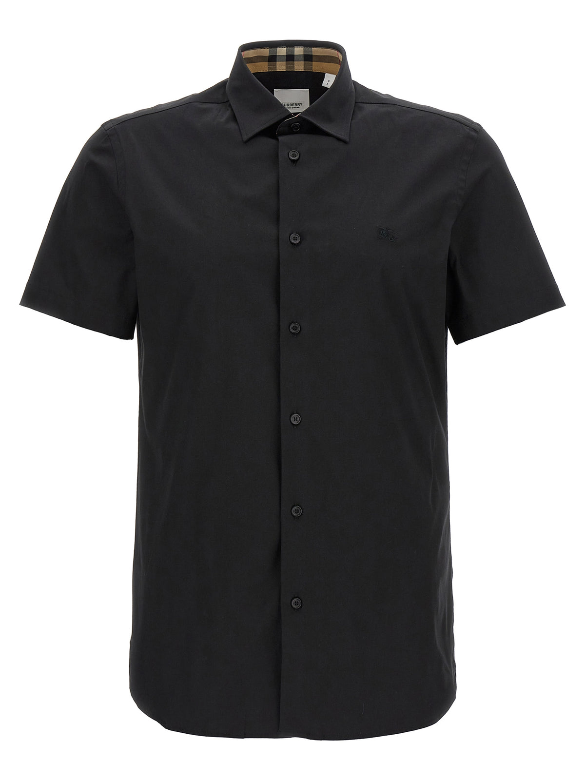 Burberry Sherfield Black Cotton Blouse for Men
