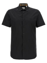 Burberry Sherfield Black Cotton Blouse for Men