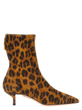 Aquazzura Montmartre Multicolor Suede Leather Ankle Boots