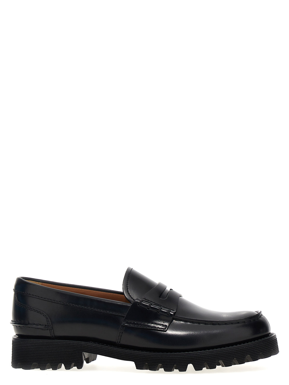 Church's Pembrey T2 Black Cowhide Slip-On Loafers for Women