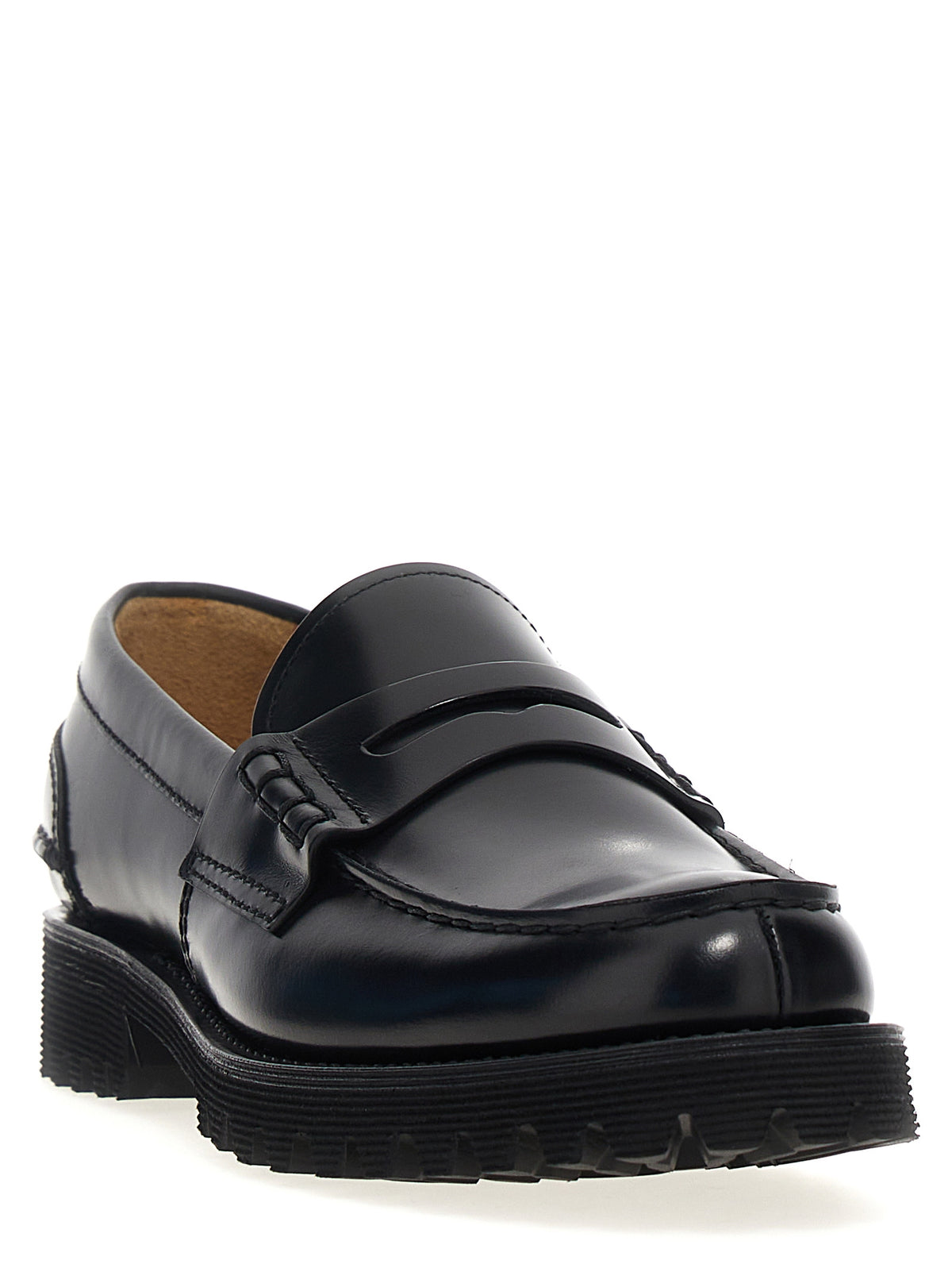 Church's Pembrey T2 Black Cowhide Slip-On Loafers for Women