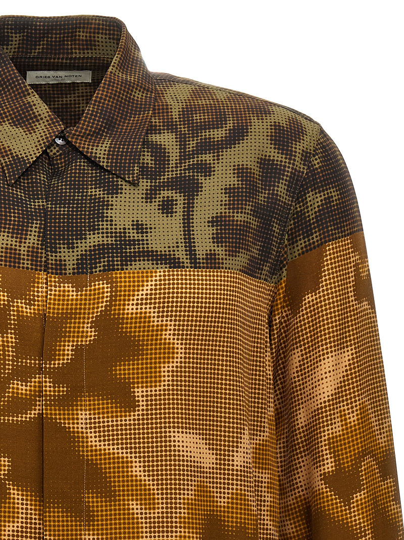 Dries Van Noten Carvies 9080 Multicolor Viscose Blouse