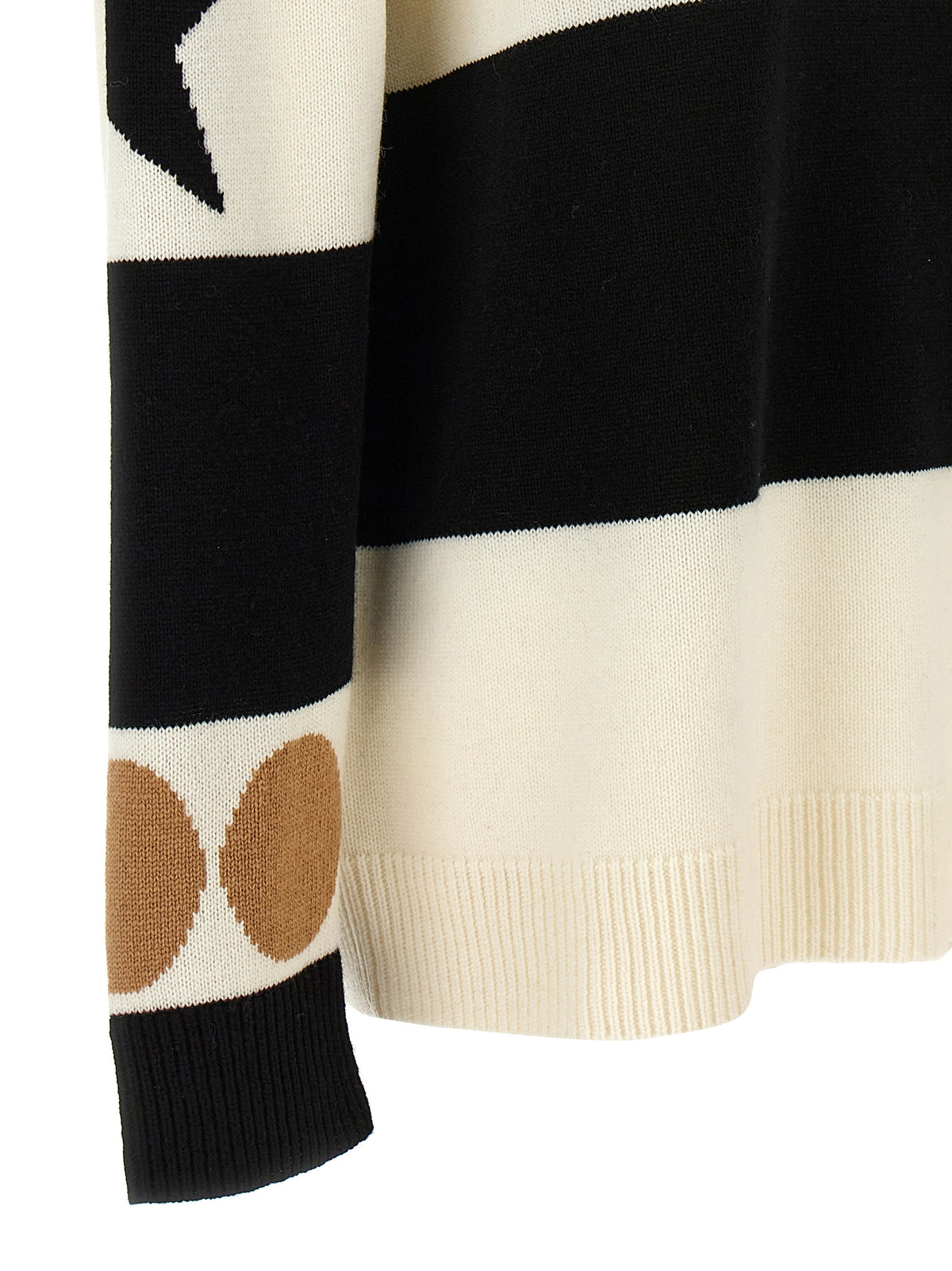 Max Mara Dirce Black Wool and Cashmere Cardigan